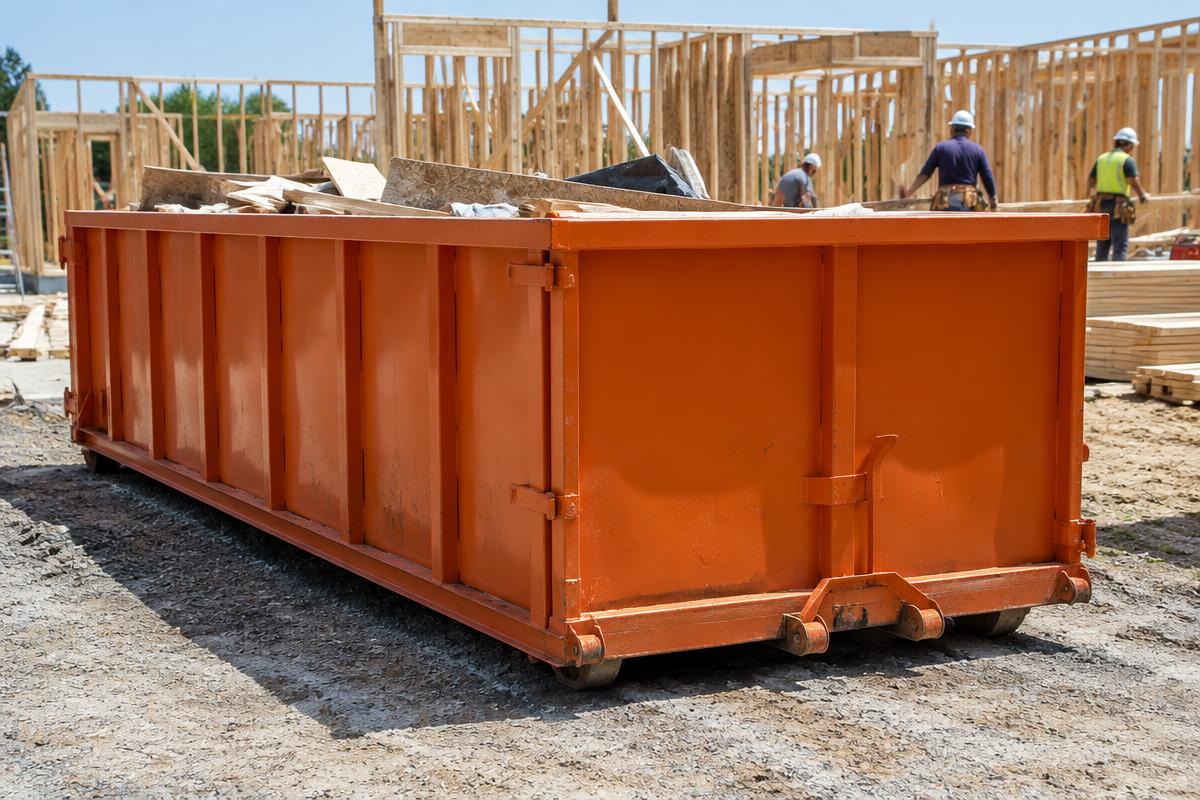Long-Term Dumpster Rental roll-off container from Countrywide Dumpster Rental Smyrna