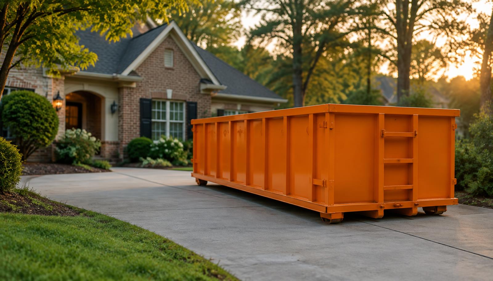 Same-Day Dumpster Delivery roll-off container from Countrywide Dumpster Rental Smyrna